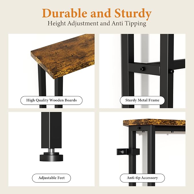 Keelian 39" Sofa Table Narrow Long - Image 5