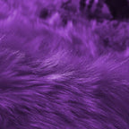 Goolela Purple Sheepskin Rug 2x6 Fluffy Fuzzy Furry Runner - Image 6