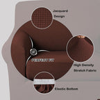 Turquoize 2 Piece Chair Covers Armchair Covers - Image 3