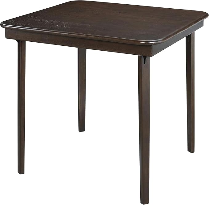 MECO Stakmore Classic Straight Edge Wood Folding Table, No Assembly Required by Stakmore
