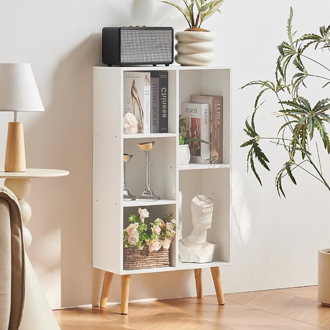 LEYAOYAO 5 Cube Bookshelf 3-Tier Bookcase - Image 7