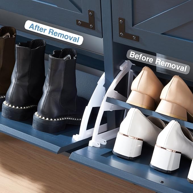 Barnyatoh Shoe Storage Cabinet, Farmhouse Shoe Organizer - Image 5