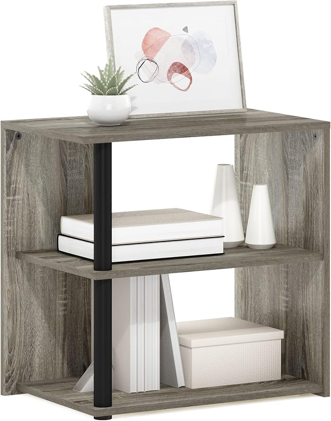 Furinno Romain Side Table, 2-Tier End Table by Furinno-FitsYourSpaceFitsYourBudget
