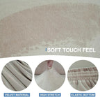 CUCRAF Cushion Sofa Cover 4 Piece Slipcovers, Soft Thick Velvet Couch Cover - Image 3