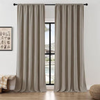 Joydeco Light Filtering Curtains 108 Inch Length by JOYDECO
