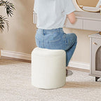 PINPLUS Round Storage Ottoman Boucle Ottoman - Image 3
