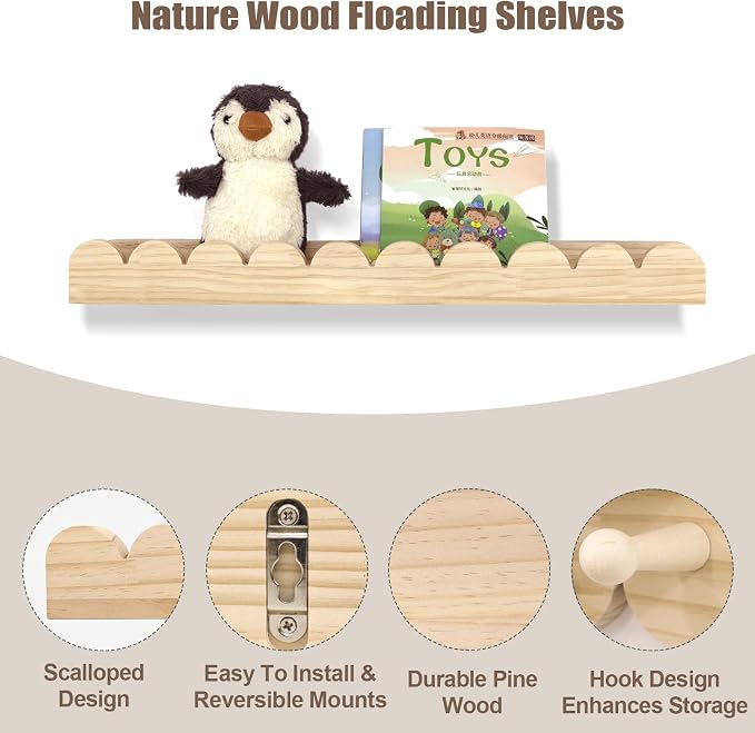Floating Nursery Book Shelves - Image 5