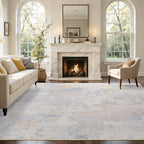 5x7 Ft Area Rugs for Living Room, Soft Non-Slip Washable Rugs Modern Abstract - Image 3