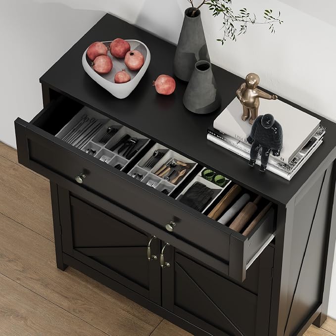 Semiocthome Farmhouse Sideboard Buffet Cabinet - Image 4