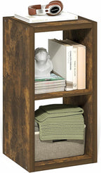 Furinno Cubicle Book Shelf, 2-Cube Bookshelf, Extra Thick Frame Horizontally & by Furinno-FitsYourSpaceFitsYourBudget