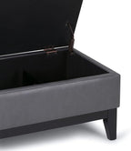 SIMPLIHOME Oregon Storage Ottoman Bench - Image 11