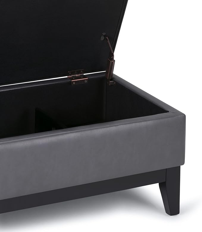 SIMPLIHOME Oregon Storage Ottoman Bench - Image 11