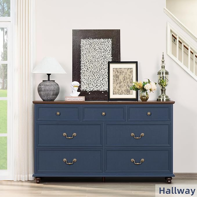 Joaxswe Farmhouse 54" 7 Drawers Dresser - Image 6