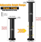 Wlrrcwdttc 4 Pcs Adjustable Height Bed Support Legs - Image 2