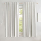 NICETOWN 100% Blackout Linen Curtains by NICETOWN