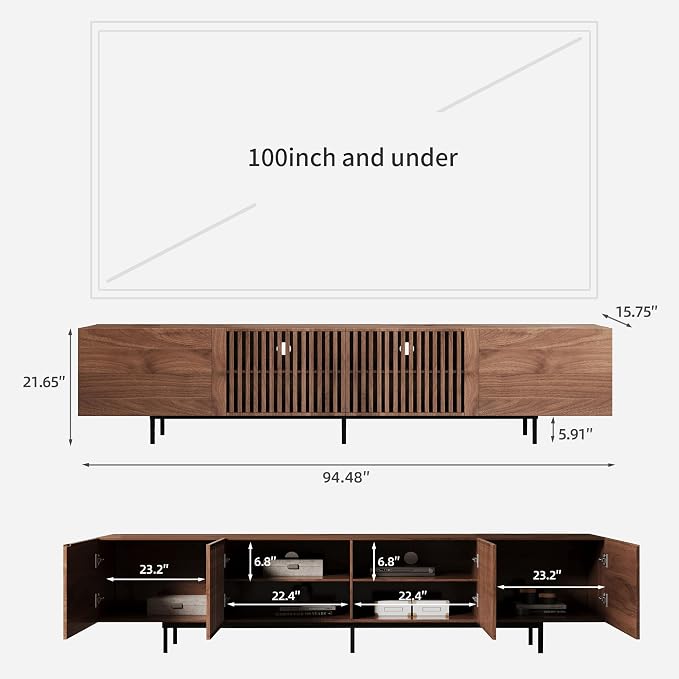 Mid Century Modern TV Stand - Image 2