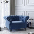 Mid-Century Sofa Chair, Velvet Accent Chair - Image 7