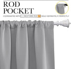 NICETOWN Short Room Darkening Curtains - Image 3