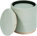 PINPLUS Round Ottoman with Storage Set of 2, Storage Ottoman with Tray - Image 6