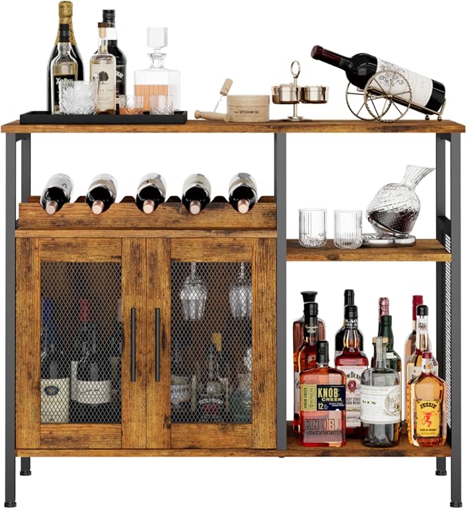 X-cosrack Wine Bar Rack Cabinet - Image 8