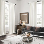 MIULEE Velvet Curtains 50W x 92L 2 Panels Ivory Blackout Curtains | Luxury - Image 5