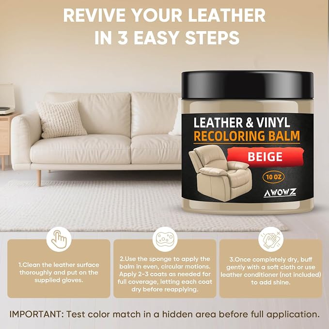 Leather Recoloring Balm for Faded Leather - Image 5