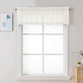Chyhomenyc Sheer Valances for Windows, Light Filtering Small Window Curtains by Chyhomenyc