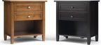 SIMPLIHOME Warm Shaker Bedside Table - Image 11