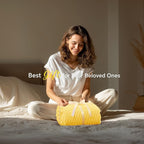 BEDELITE Light Yellow Throw Blanket - Image 2