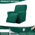 Cupuamon Recliner Chair Covers, Lazy Boy Recliner Covers Stretch Reclining - Image 4