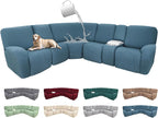100% Waterproof Sectional Recliner Couch Covers by ROFASVCO