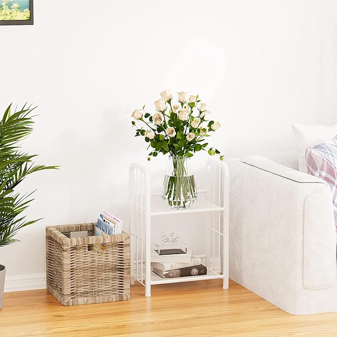 Bookshelf Storage Shelf Bookcase Freestanding Storage Stand - Image 2