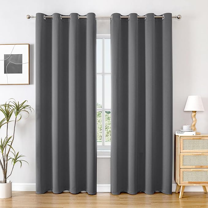 ChrisDowa Blackout Curtains for Bedroom and Living Room 95 Inches Long | 2 by ChrisDowa