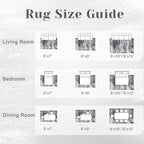 Washable Rug 5x7 Area Rugs for Living Room: Neutral Soft Rug Abstract Non Slip - Image 7
