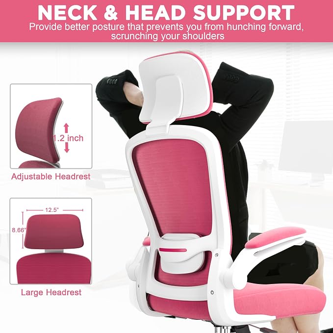 Mimoglad Office Chair, High Back Ergonomic Desk Chair - Image 5