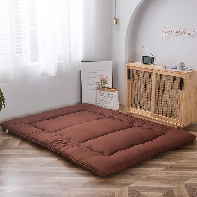 Japanese Shiki Futon Mattress Floor Mattress Thicken Tatami Mat Sleeping Pad by MAXYOYO