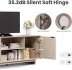 COLAMY TV Stand with Two Doors, Entertainment Center 59" with Adjustable - Image 5