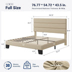 Allewie Full Size Platform Bed Frame - Image 2