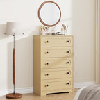 Garvee 5 Drawer Dresser for Bedroom, Wooden Mid Century Modern Chest of Drawers - Image 4