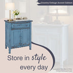 Alaterre Furniture Country Cottage Accent Cabinet - Image 4