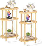 HOOBRO Small Narrow Side Table by HOOBRO