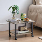 Lerliuo Under Desk Printer Stand, 2-Tier Industrial Mobile Printer Table - Image 5