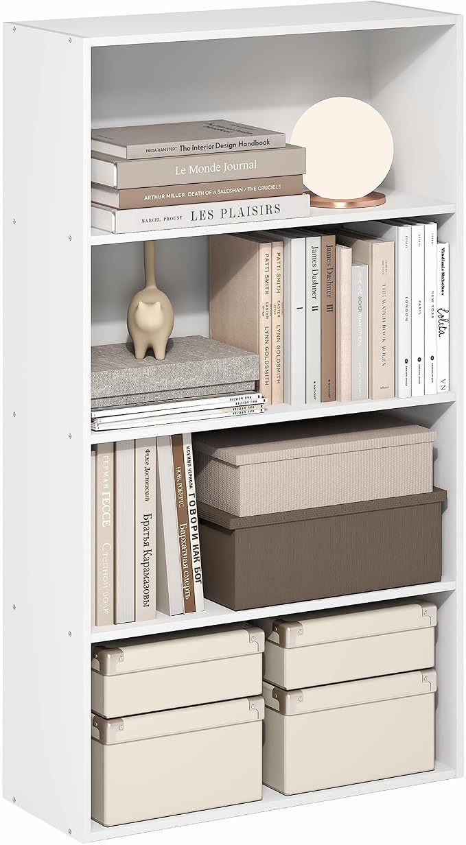 Furinno Jaya Book Shelf, 4-Tier Book Shelf, Bookcase - Image 3