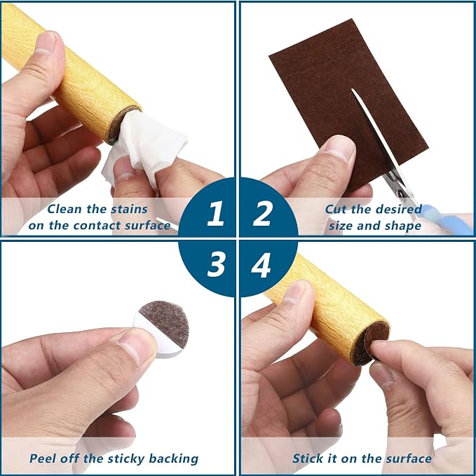 Shappy 2 Packs 120 x 2 x 0.04 Inch Felt Strips - Image 6
