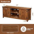 YESHOMY Modern Farmhouse TV Stand - Image 9