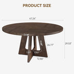 GAOMON 47 Inch Round Dining Table - Image 2