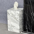 Luxury Marble Side Table, Square End Table - Image 6