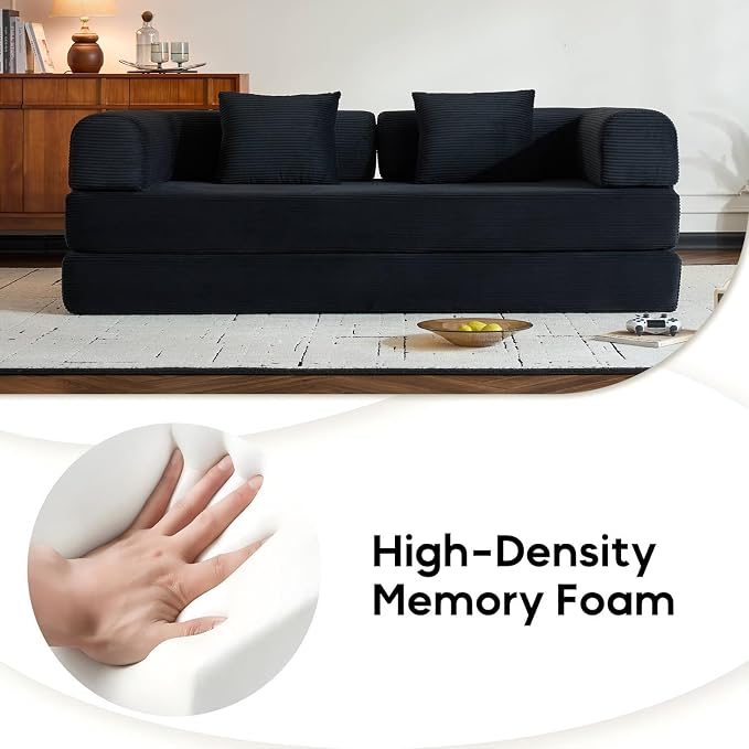ZEIINPA Convertible Sleeper Sofa Bed - Image 3