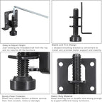 OwnMy 4 Packs Adjustable Furniture Leveling Feets L Shaped Furniture Levelers - Image 5