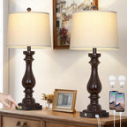 Cinkeda 29" Tall Farmhouse Table Lamp - Image 7